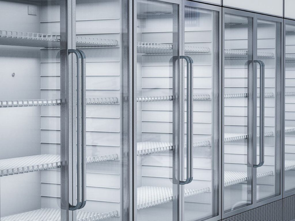 humidity in commercial freezer